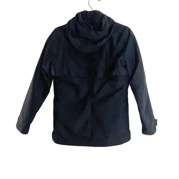 Postcard Black Winter Jacket With Hood Ski Snowboard Jacket Coat Size 4 - Picture 3 of 14